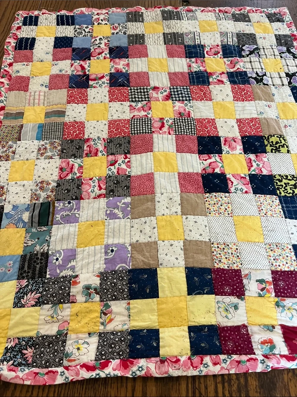 Vintage patchwork mini beautiful handmade